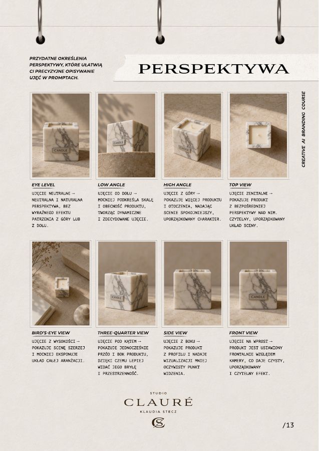 Strona ebooka: określenia perspektywy
